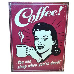 Coffee Sign For Home Decor Wall Hangings Kitchen Coffee Bar